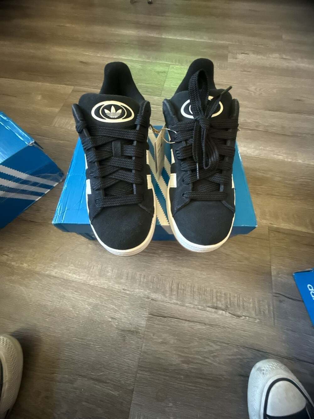 Adidas Campus 00s J Size 7 Black White
